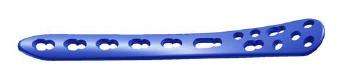 Placa LCP Low Bend para tibia distal medial de 3,5 mm